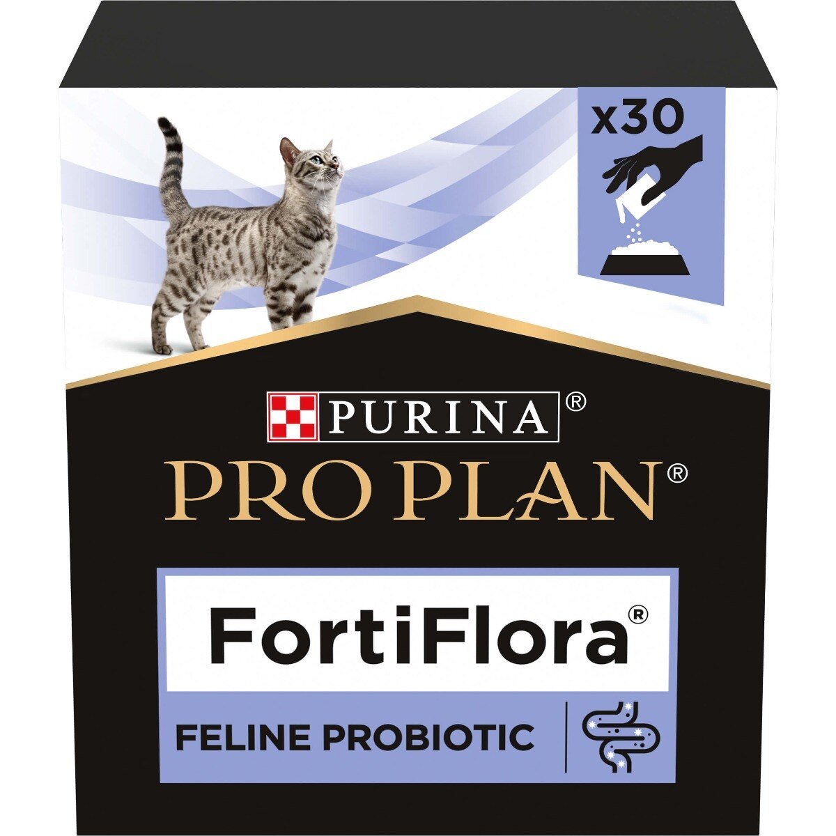 Purina Pro Plan FortiFlora Feline Prebiotic 30 bustine x 1 gr Probiotico per Gatti