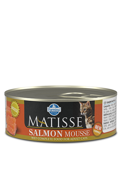 Matisse Farmina Mousse Cibo Umido Per Gatti Adulti 85 Grammi - 12 Lattine