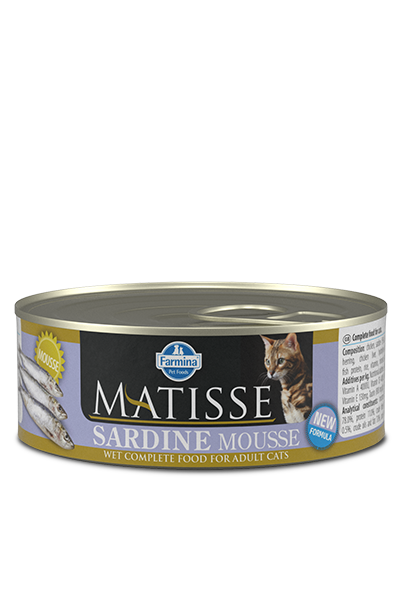 Matisse Farmina Mousse Cibo Umido Per Gatti Adulti 85 Grammi - 12 Lattine