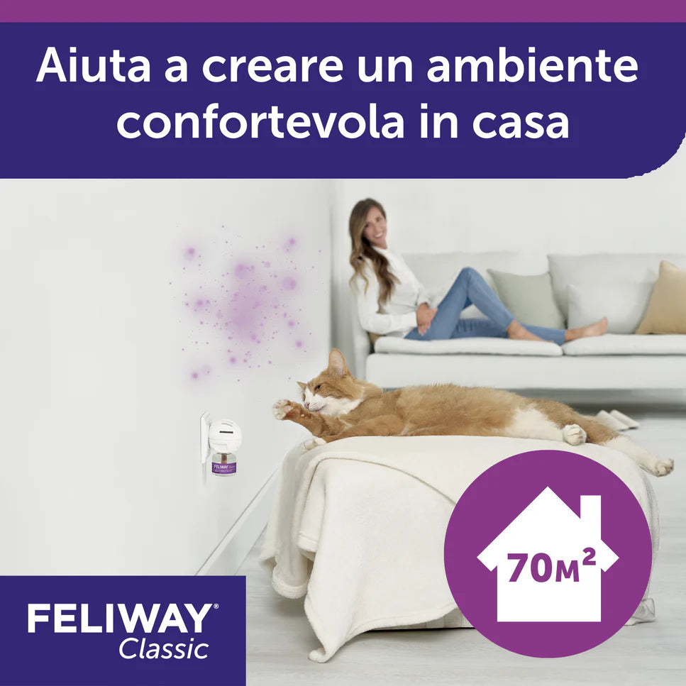 Feliway Classic Ceva Vetem Spray 60 ml Per Gatti e Gattini