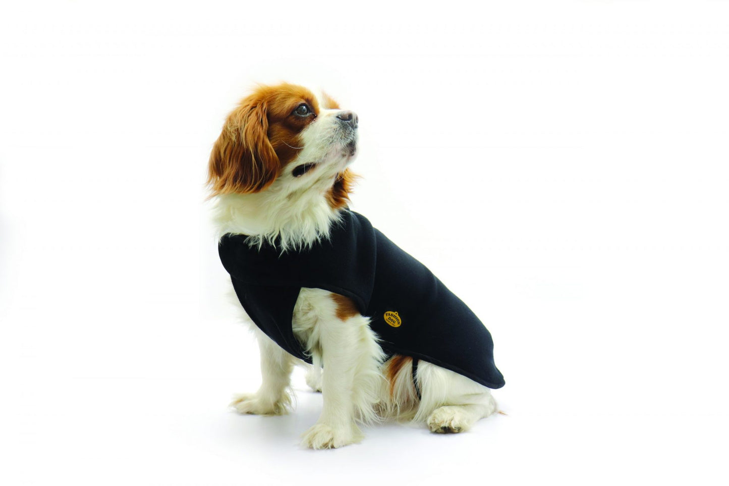 Fashion Dog Cappotto in Pile Nero per Cani e Cuccioli