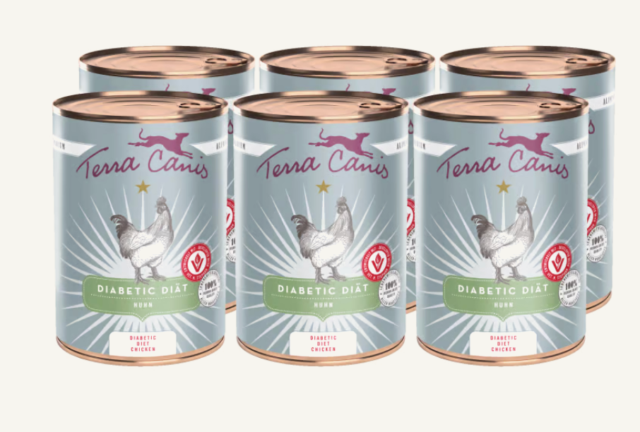 Terra Canis AliVet Diabetic 400 Grammi Per Cani - 6 Lattine