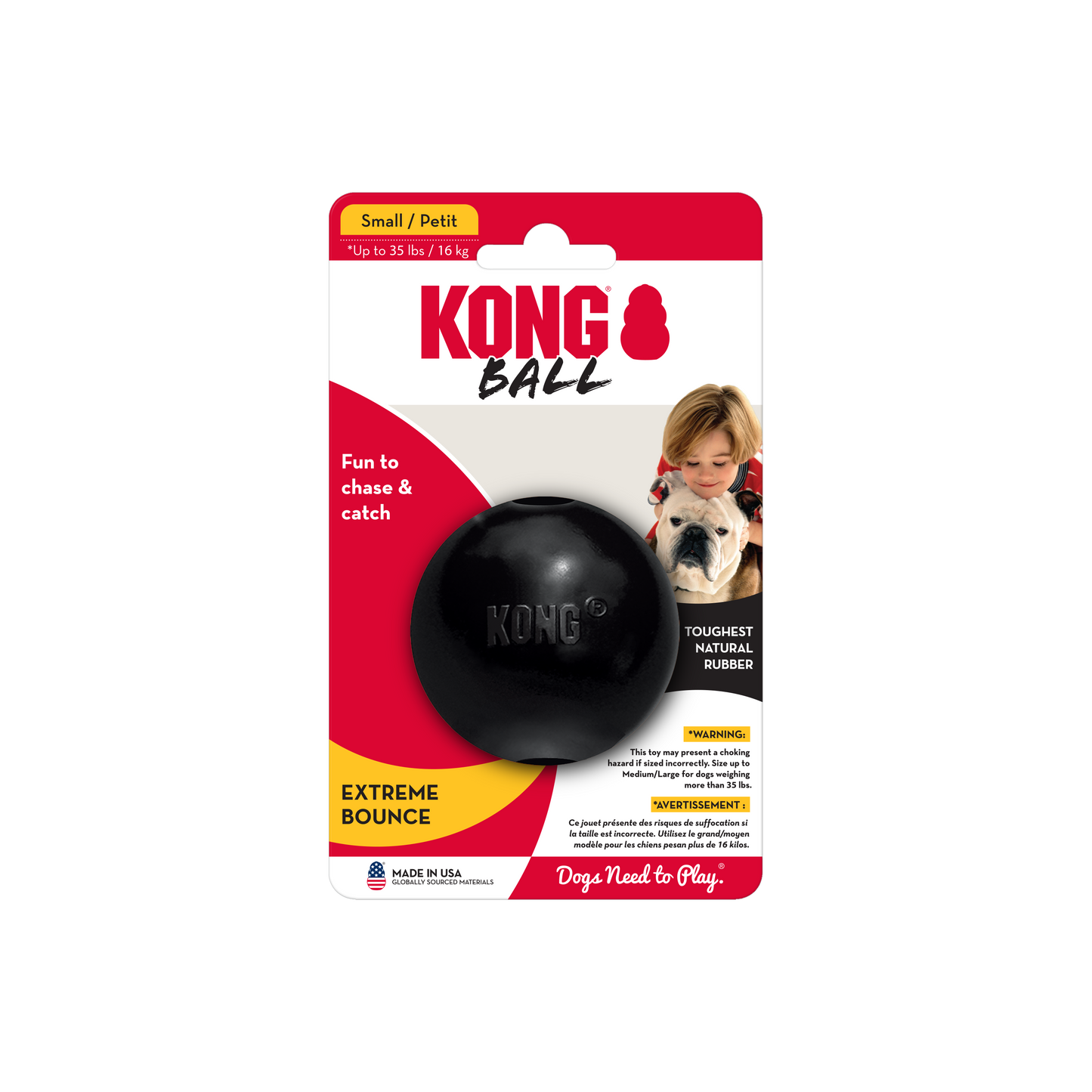 Kong Extreme Ball Gioco Resistente Per Cani e Cuccioli
