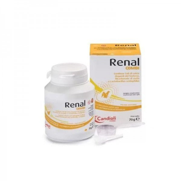 Candioli Renal Combi Polvere Integratore Per Cani e Gatti Con Insufficienza Renale