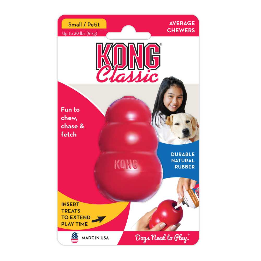 Kong Classic Rosso Gioco Per Cani e Cuccioli