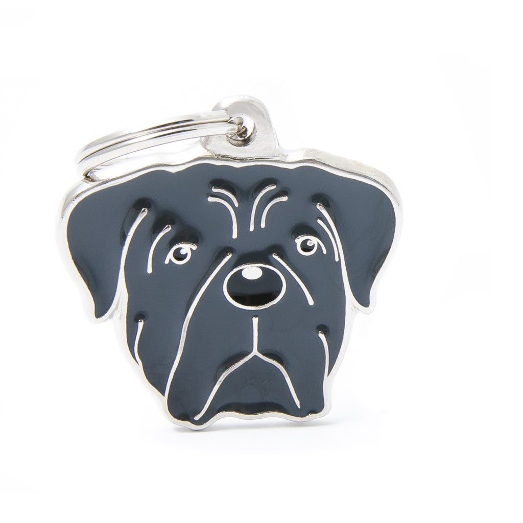 My Family Medaglietta Personalizzabile Friends Per Cani Corso Grigio