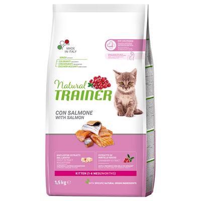 Natural Trainer Kitten 1,5 kg Cibo Secco Per Gattini Fino Ai 6 Mesi