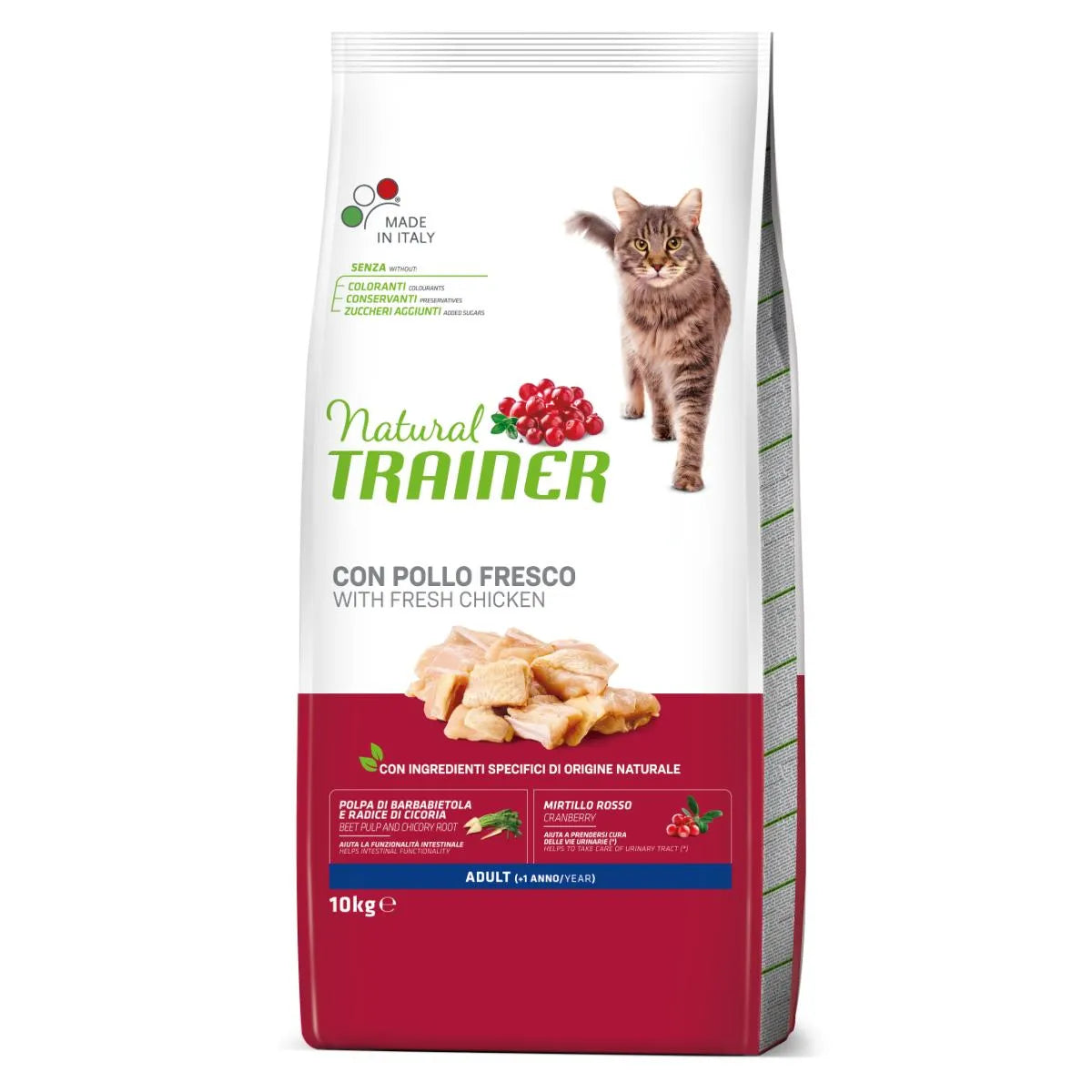 Natural Trainer Adult Cibo Secco Con Pollo Per Gatti Adulti