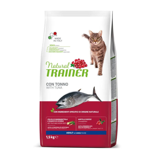 Natural Trainer Adult Cibo Secco Con Tonno Per Gatti Adulti