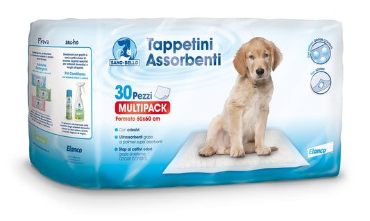 Sano & Bello Tappetini Assorbenti 60x60 cm Per Cani e Cuccioli