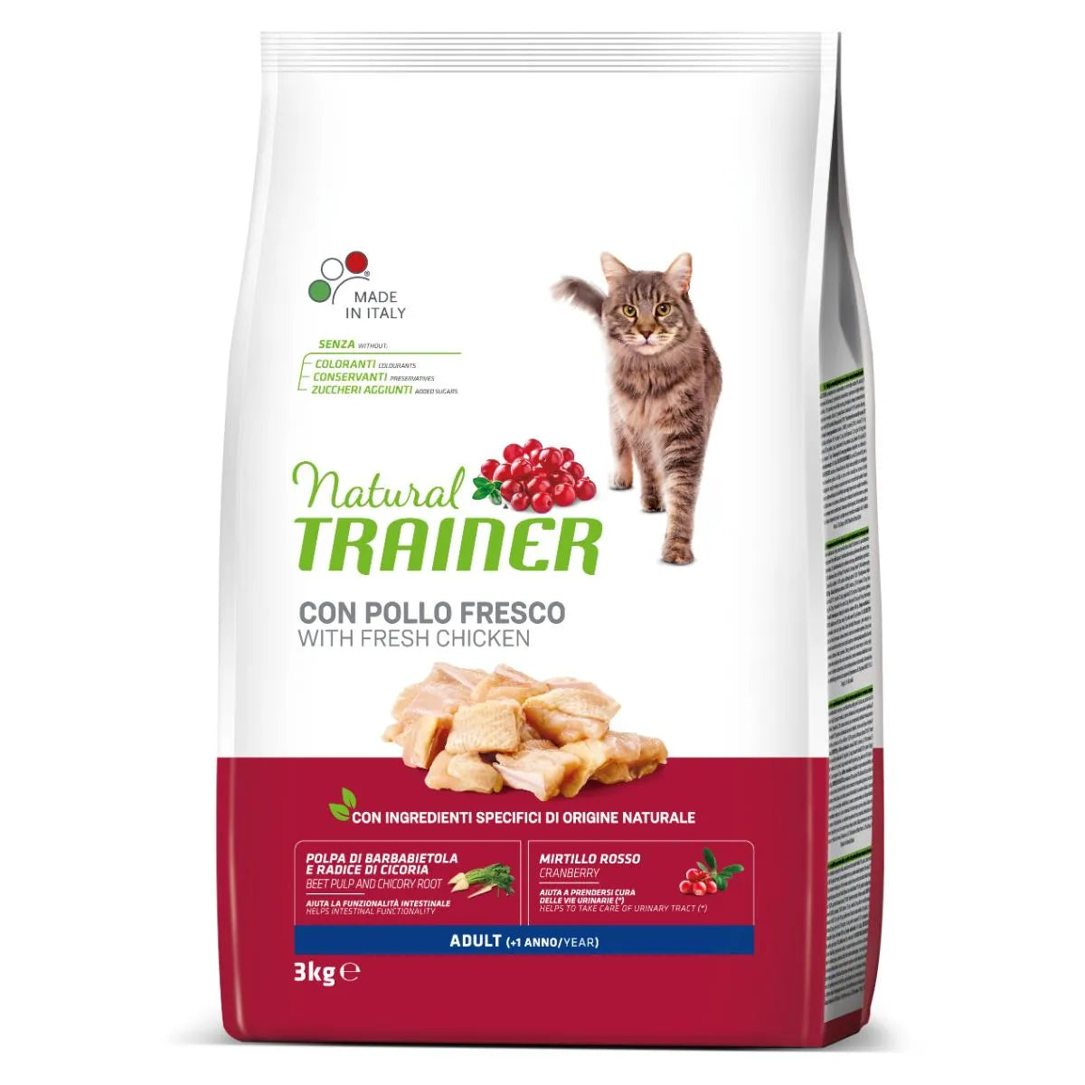Natural Trainer Adult Cibo Secco Con Pollo Per Gatti Adulti