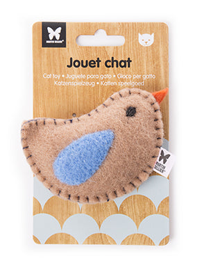 Martin Sellier Gioco per Gatti Pupazzi di Stoffa a Forma di Uccellino Colori Assortiti