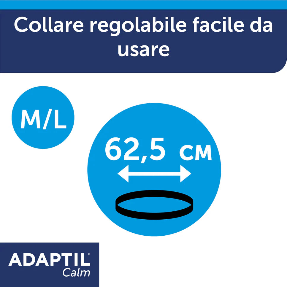 Adaptil Calm Ceva Vetem Collare Per Cani e Cuccioli - Durata 30 Giorni