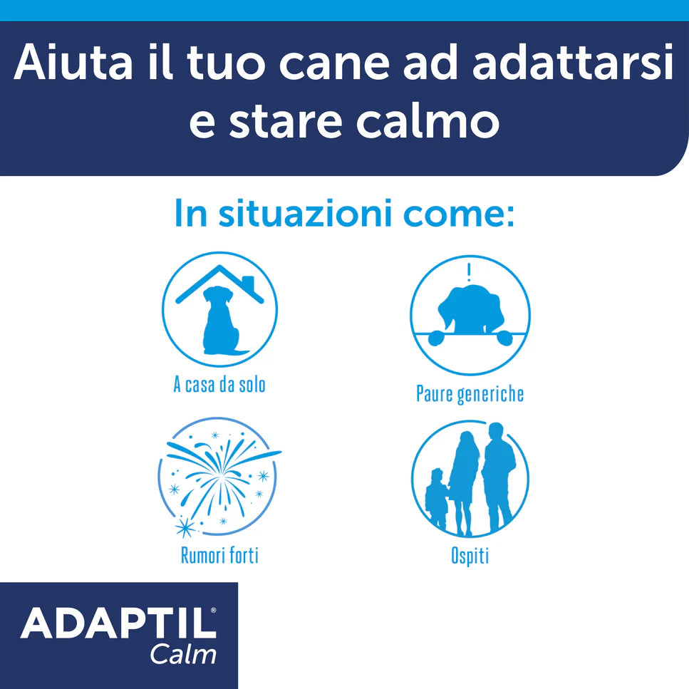 Adaptil Calm Ceva Vetem Diffusore Con Ricarica Per Cani e Cuccioli - Durata 30 Giorni