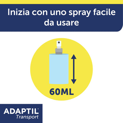 Adaptil Transport Spray 60 ml Ceva Vetem Per Cani e Cuccioli