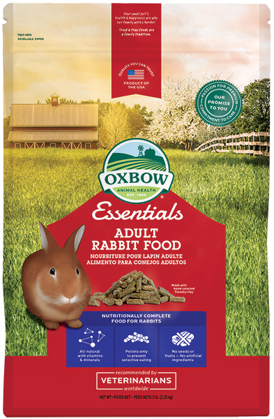Oxbow Essentials Adult Rabbit Food 2,27 kg Alimento Complementare per Conigli