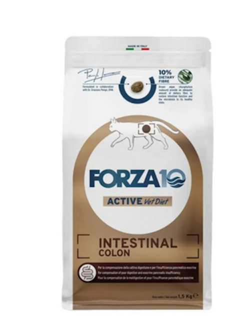 Forza 10 Intestinal Colon 1,5 kg Cibo Secco per Gatti Adulti con Problemi Intestinali