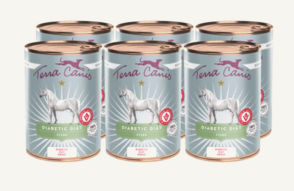 Terra Canis AliVet Diabetic 400 Grammi Per Cani - 6 Lattine