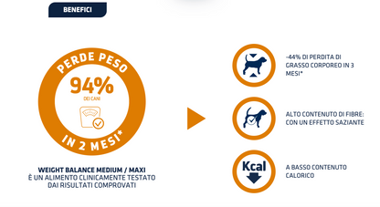 Advance Weight Balance 12 kg Medium Maxi - Crocchette Per Cani Adulti
