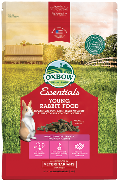 Oxbow Essentials Young Rabbit Food 2,27 Kg Alimento Complementare per Conigli Giovani