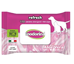 Inodorina Salviette Refresh 110 Pezzi Per La Pulizia Di Cani e Gatti - Diverse Profumazioni