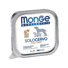 Monge Monoproteico Patè Solo - Vaschette 150 Grammi Per Cani Adulti - 6 Confezioni