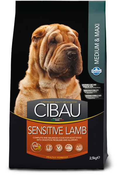 Cibau Farmina Adult Medium & Maxi Sensitive Con Agnello Per Cani Adulti