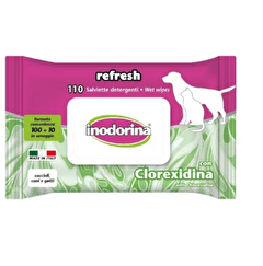 Inodorina Salviette Refresh 110 Pezzi Per La Pulizia Di Cani e Gatti - Diverse Profumazioni