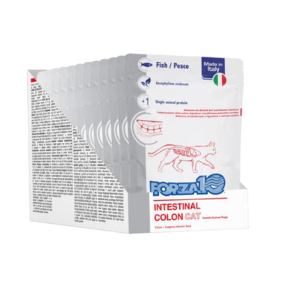 Forza 10 Intestinal Colon 100 grammi Con Pesce Per Gatti Adulti - 12 Bustine