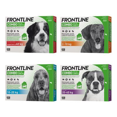 Frontline Combo Antiparassitario 3 Fialette Per Cani