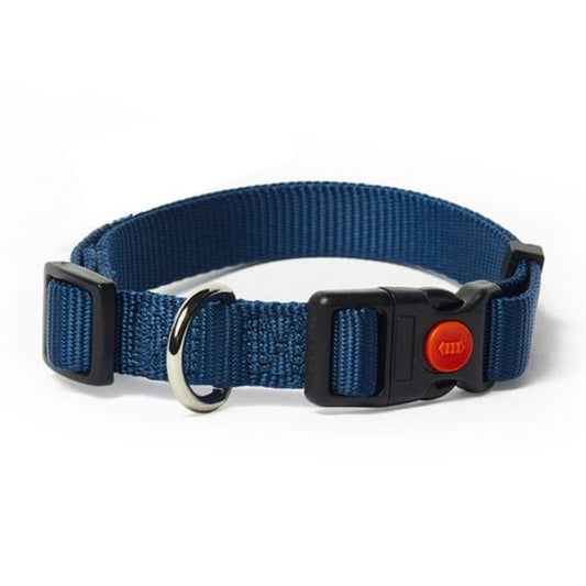 Camon Collare Regolabile a Sgancio In Nylon Blu Taglia Grande Per Cani