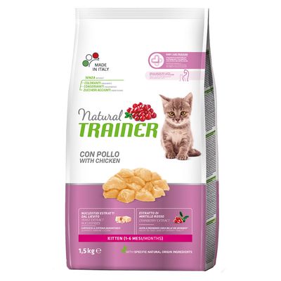Natural Trainer Kitten 1,5 kg Cibo Secco Per Gattini Fino Ai 6 Mesi