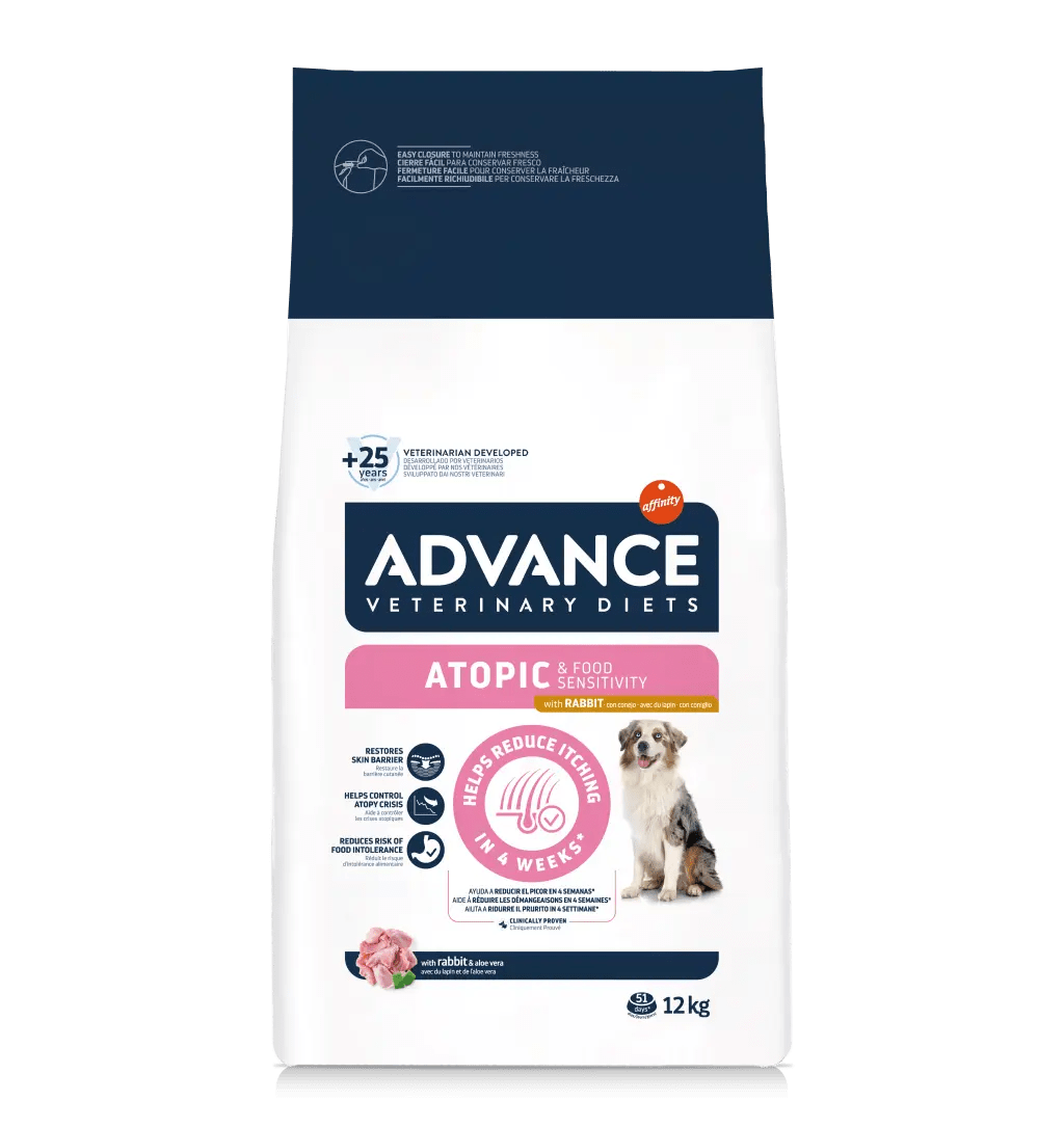 Advance Atopic Con Coniglio 3 kg - Crocchette Per Cani Adulti