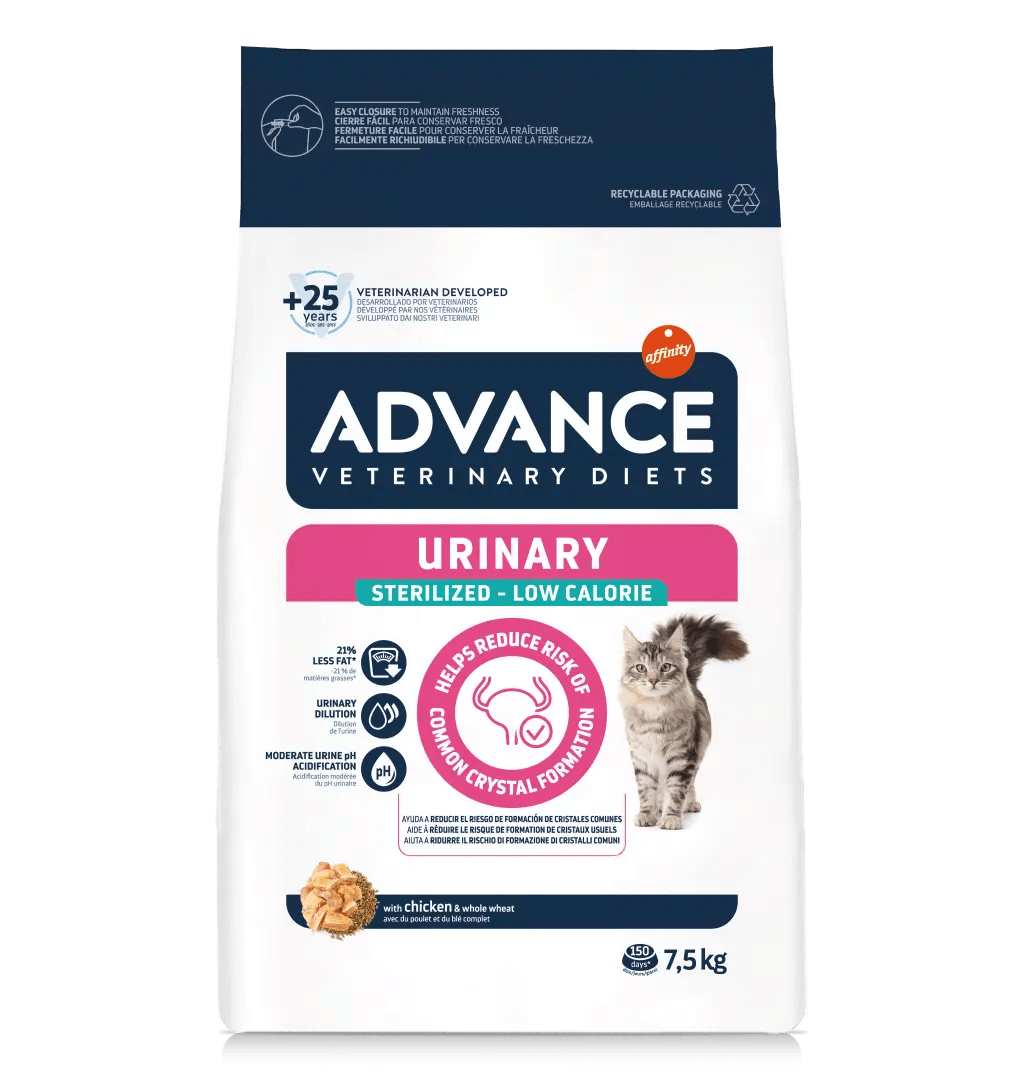 Advance Urinary Sterilized Low Calorie - Crocchette Per Gatti Adulti