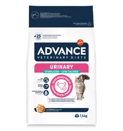 Advance Urinary Sterilized Low Calorie - Crocchette Per Gatti Adulti