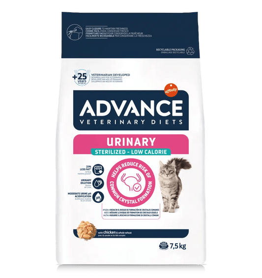 Advance Urinary Sterilized Low Calorie - Crocchette Per Gatti Adulti