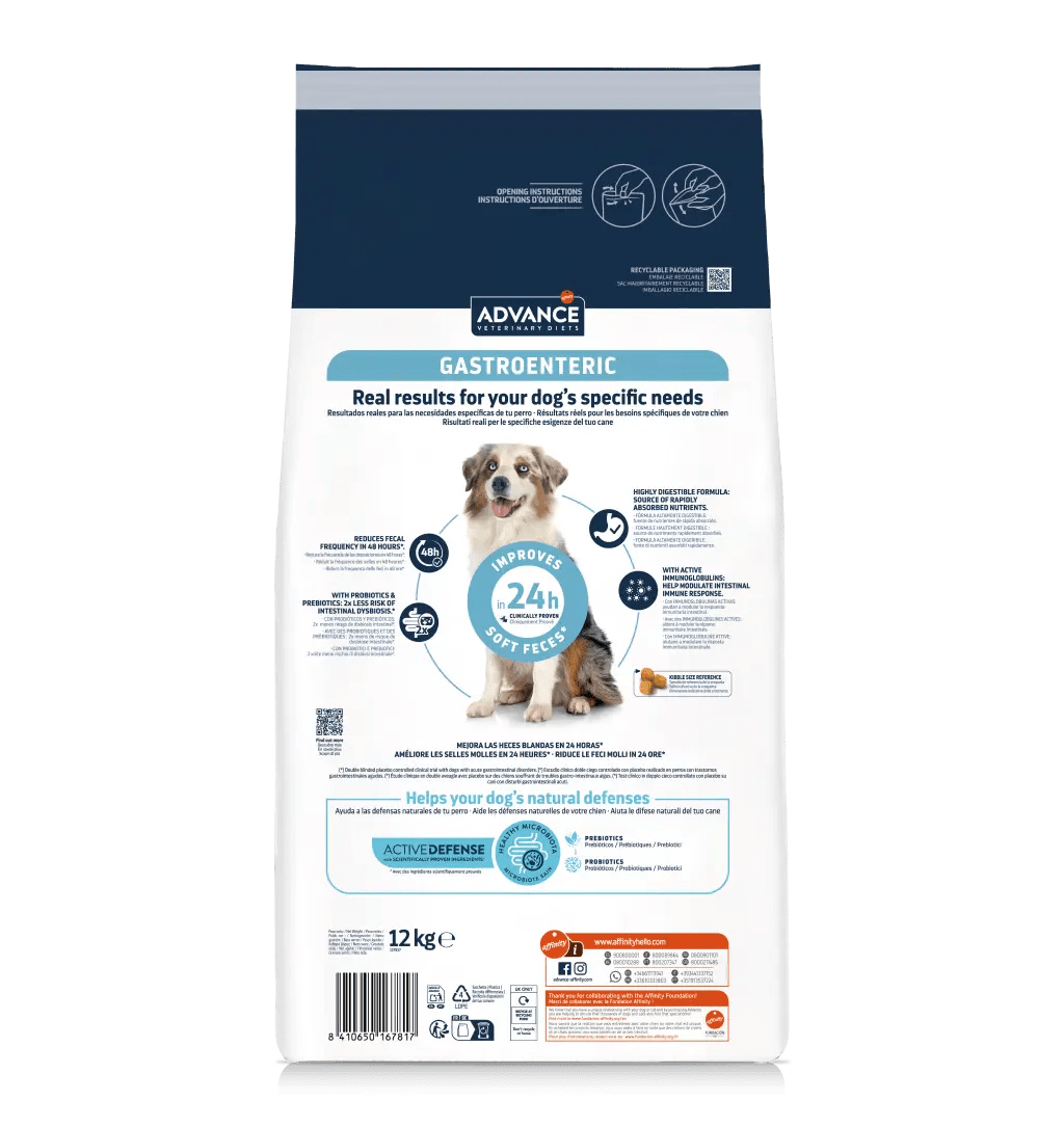 Advance Gastroenteric 12 kg - Crocchette Per Cani Adulti
