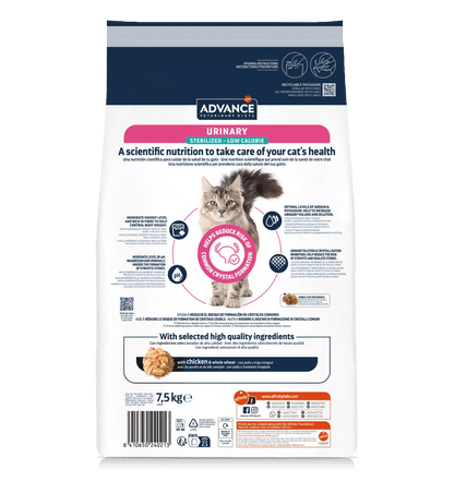 Advance Urinary Sterilized Low Calorie - Crocchette Per Gatti Adulti
