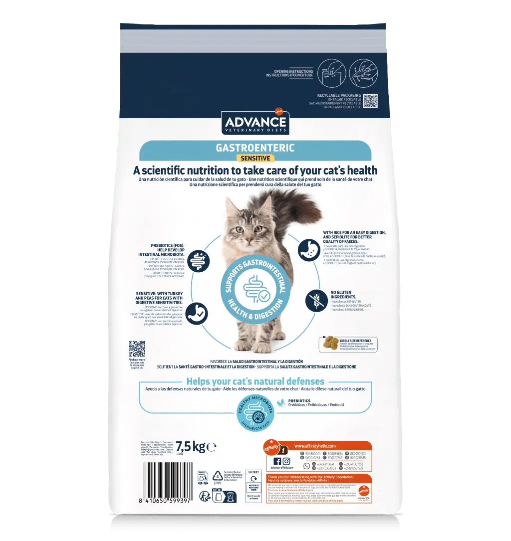 Advance Gastroenteric Sensitive 1,5 kg - Crocchette Per Gatti Adulti