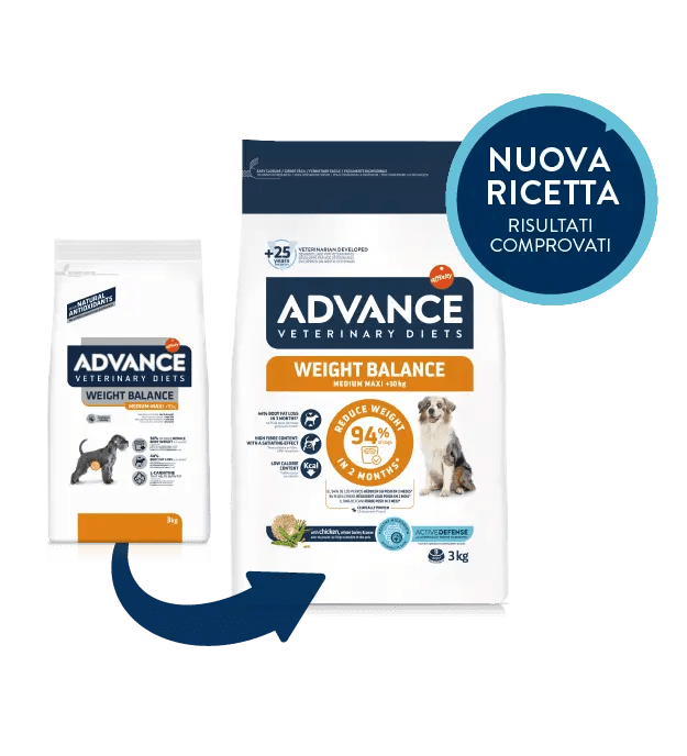 Advance Weight Balance 12 kg Medium Maxi - Crocchette Per Cani Adulti
