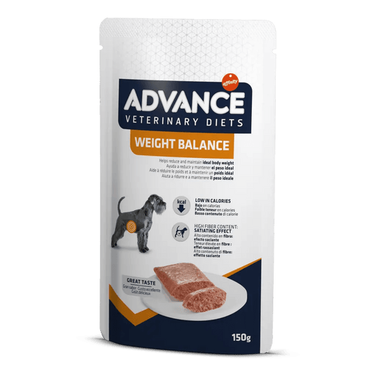Advance Weight Balance Dieta Umida Per Cani Adulti - 8 Buste x 150 Grammi