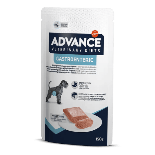 Advance Gastroenteric Dieta Umida Per Cani Adulti - 8 Buste x 150 Grammi