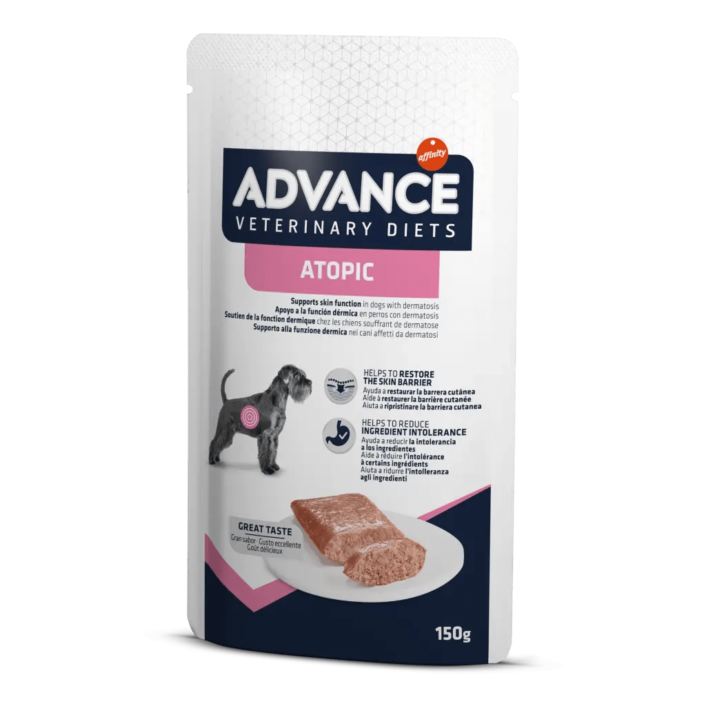 Advance Atopic Dieta Umida Per Cani Adulti - 8 Buste x 150 Grammi