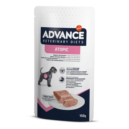 Advance Atopic Dieta Umida Per Cani Adulti - 8 Buste x 150 Grammi