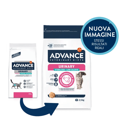 Advance Urinary Sterilized Low Calorie - Crocchette Per Gatti Adulti