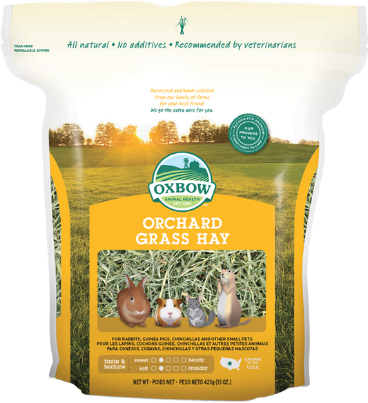 Oxbow Orchard Grass Hay Fieno per Roditori e Conigli