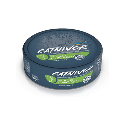 DRN Catnivor Cibo Umido Per Gatti Adulti -  6 Lattine da 80 Grammi