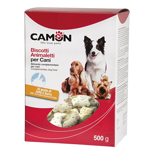 Camon Biscotti Forma Animaletto 500 Grammi Snack Per Cani e Cuccioli