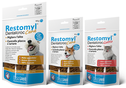Innovet Restomyl DentalCroc Igiene Orale Per Cani e Gatti