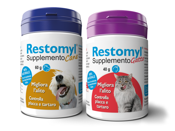 Innovet Restomyl Supplemento Per L' Igiene Orale di Cani e Gatti